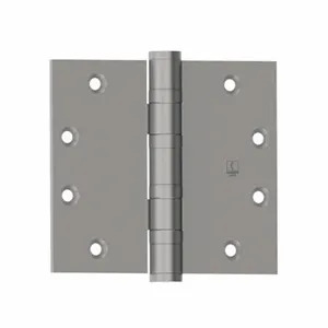 Hager BB1168412426DNRP 4-1/2" x 4" Full Mortise Heavy Weight Ball Bearing Hinge Non Removable Pin Satin Chrome Finish