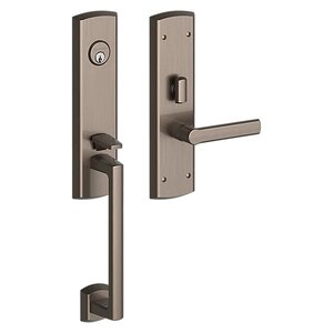 Baldwin M516.LENT Soho 3/4 Escutcheon Left Hand Single Cylinder Entry Mortise “TRIM ONLY”