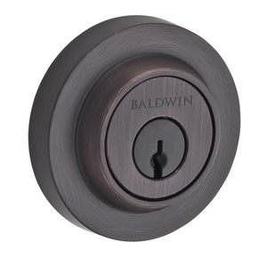Baldwin SC.CRD Reserve Contemporary Round Single Cylinder Deadbolt