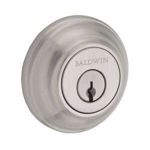Baldwin SC.TRD.SMT Reserve Traditional Round Single Cylinder Deadbolt with SmartKey Cylinder