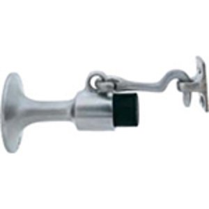 Ives WS449 Brass Wall Door Stop with Holder for Drywall Mounting