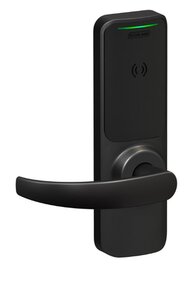 Schlage Electronic XE360TOFBSMP6NEP XE360 Series Wireless Tubular Lock Offline Push Button Function with Smart Mobile Reader and Neptune Lever