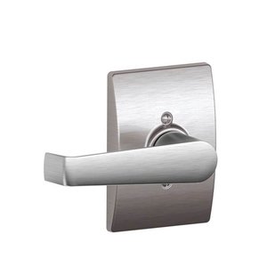 Schlage F170ELA/CEN Elan Single Dummy Lever with Century Decorative Rosette