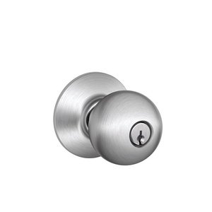 Schlage F51ORB Orbit Keyed Entry Knobset