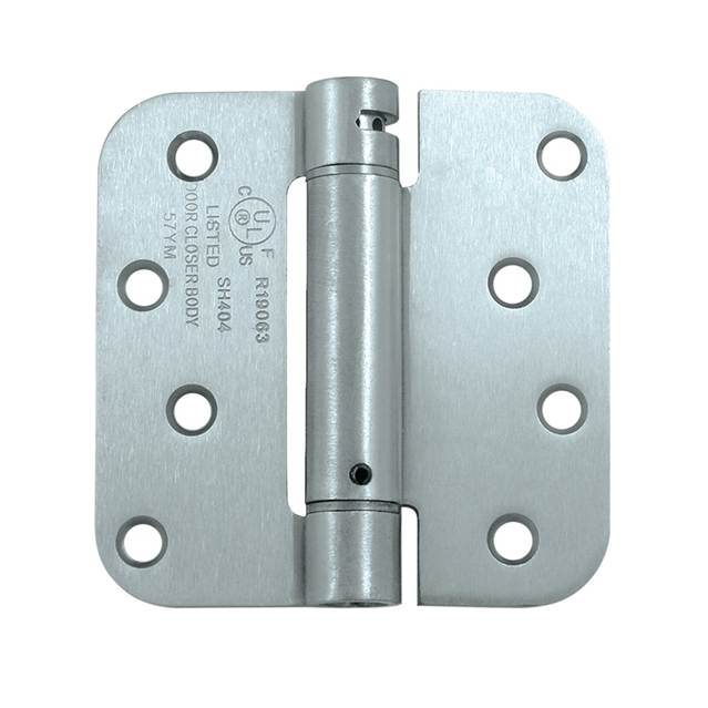 Deltana DSH4R5 Single Action 4 Inch x 4 Inch Steel Spring Hinge with 5/ ...